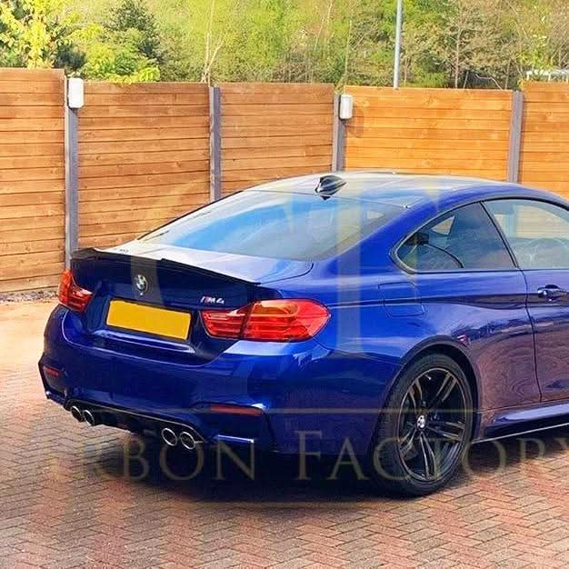 V Style Pre-Preg Carbon Fibre Boot Spoiler for BMW F82 M4 Coupe 14-20