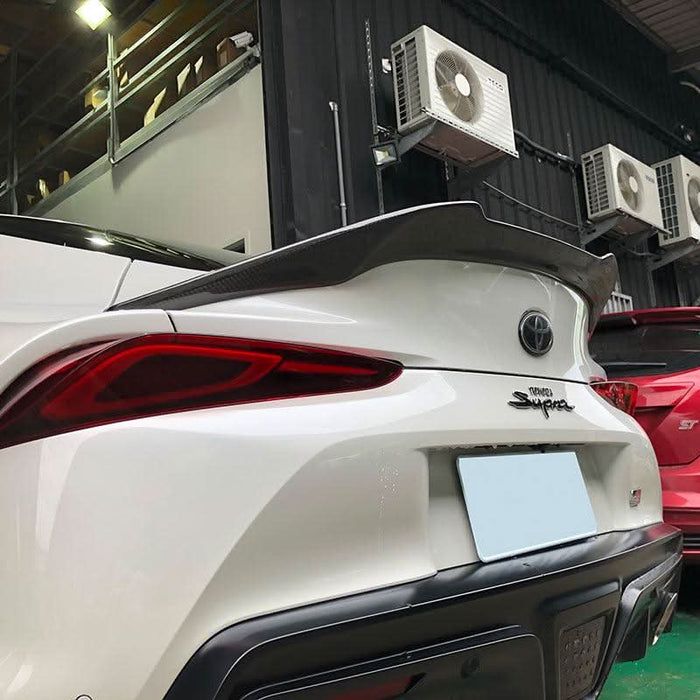 V Style Pre-Preg Carbon Fibre Rear Spoiler for Toyota A90 Supra 19-Present