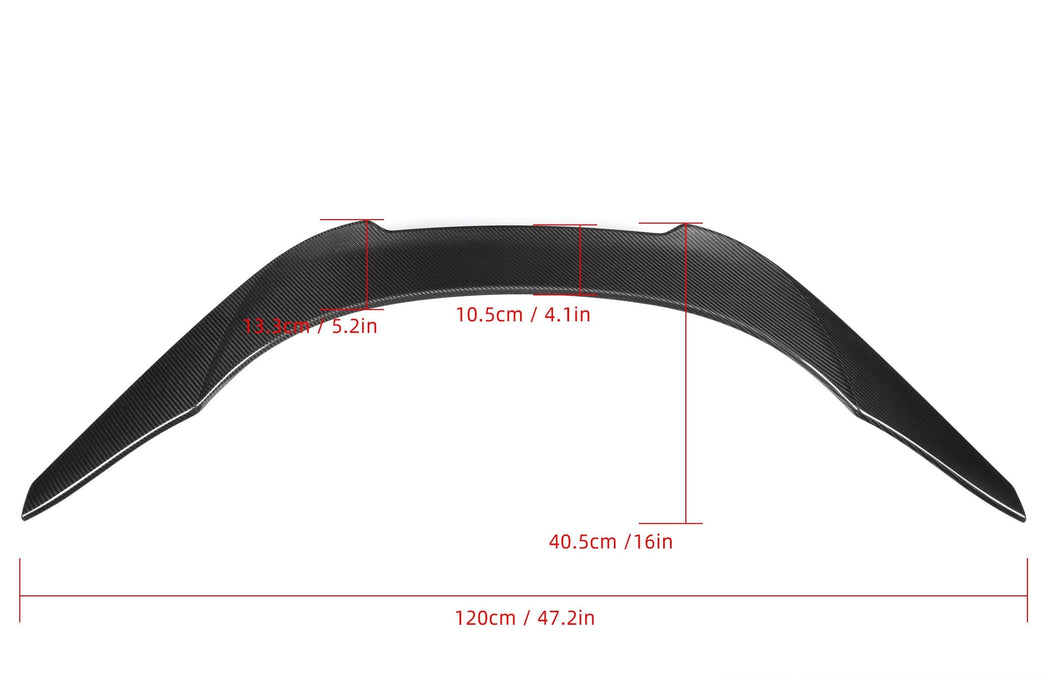 V Style Pre-Preg Carbon Fibre Rear Spoiler for Toyota A90 Supra 19-Present