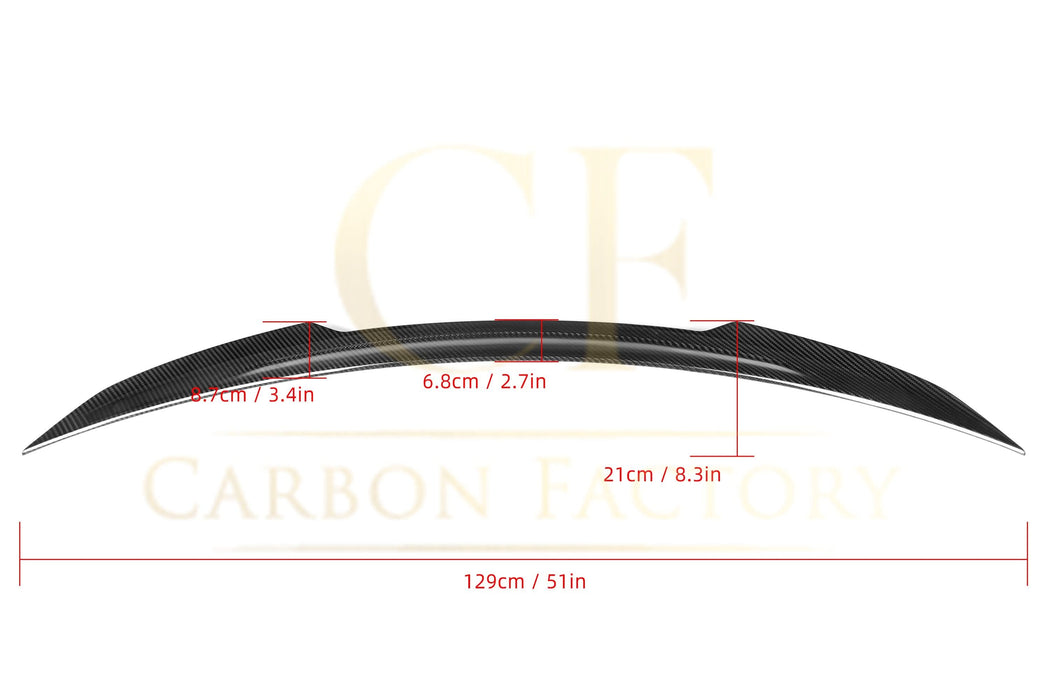 X Style Pre-Preg Carbon Fibre Boot Spoiler for Mercedes Benz W223 S Class Saloon 19-Present