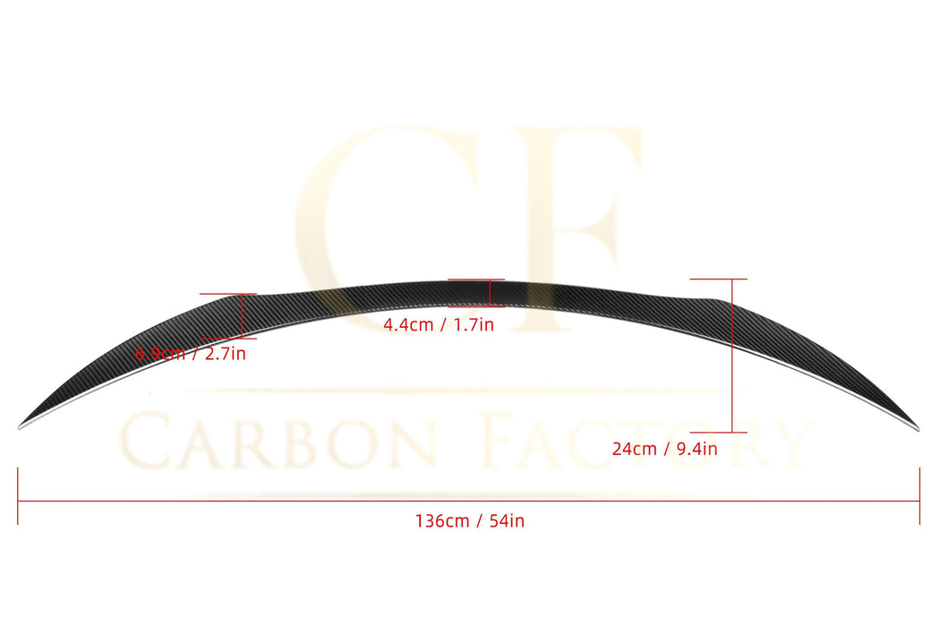X Style Pre-Preg Carbon Fibre Boot Spoiler for Mercedes Benz W292 GLE Coupe 16-19