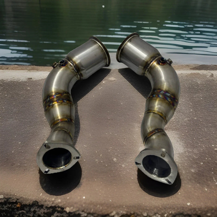 Audi RS6/RS7 C8 4" Downpipes -Nicromobeum Exhausts