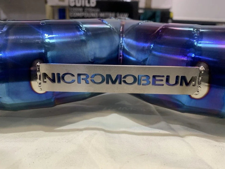 Audi S3 8V Titanium Exhaust 3-Door 3" Cat Back None Resonated - Nicromobeum Exhausts