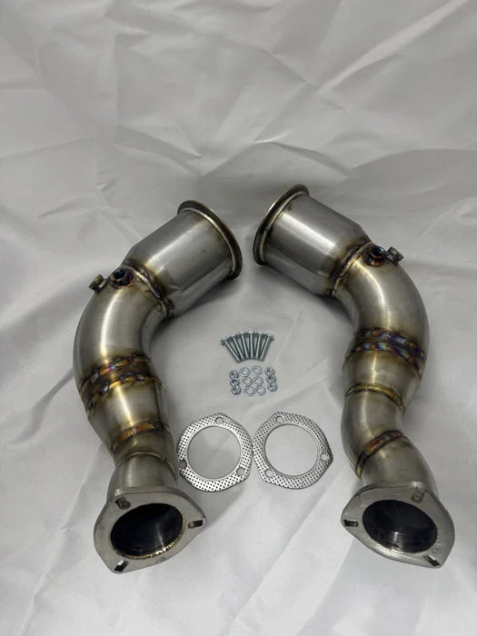 Audi RS6/RS7 C8 4" Downpipes -Nicromobeum Exhausts