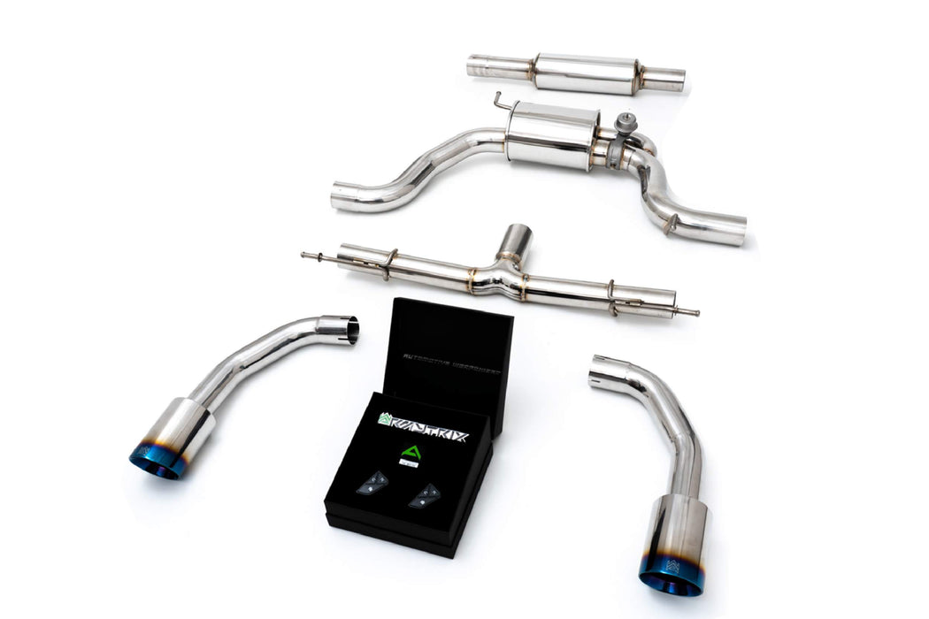 Devin Clark - Front Pipe + Valvetronic Muffler + link Y Pipe + Wireless Remote Control Kit + Dual Blue Coated Tips