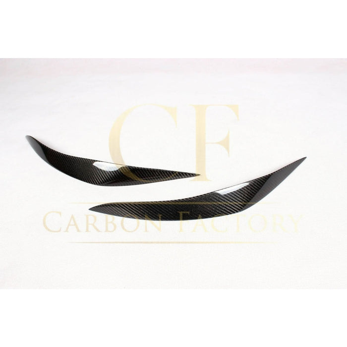 Carbon Fibre Headlight Cover Trims for BMW F10 5 Series 10-17