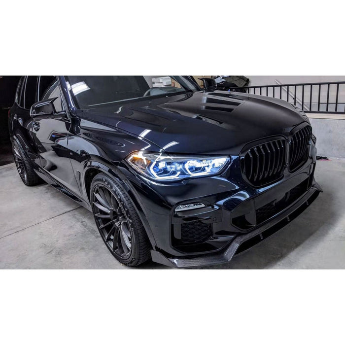 MP Style Carbon Fibre Front Splitter for BMW G05 X5 18-22