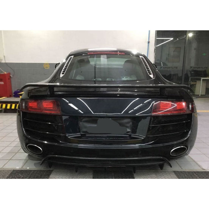V Style Carbon Fibre Rear Diffuser for Audi R8 Gen 1 10-15