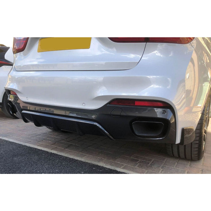 MP Style Carbon Fibre Rear Diffuser for BMW F16 X6 14-18