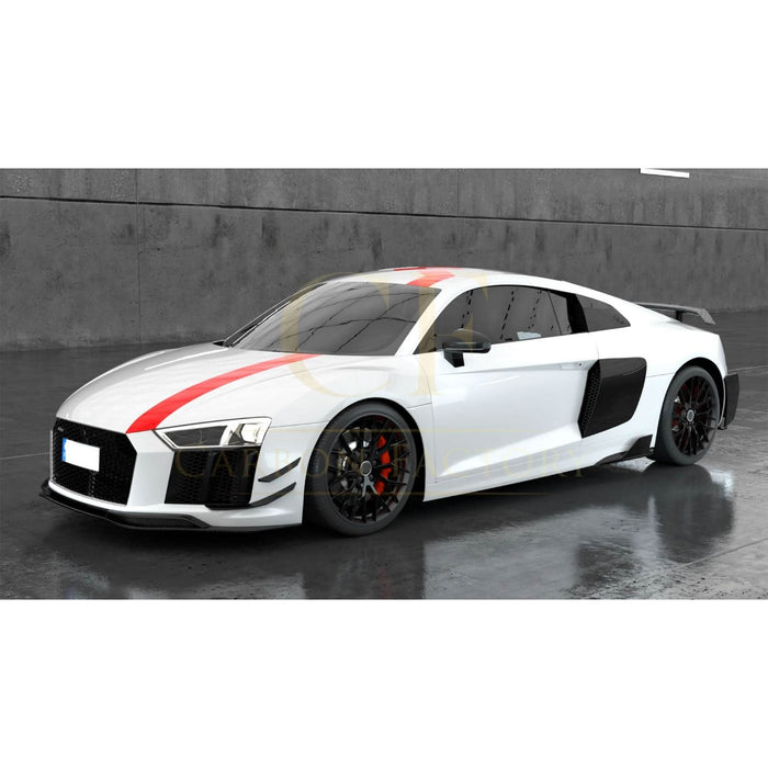 P Style Carbon Fibre Front Splitter for Audi R8 V10 Gen 2 15-19