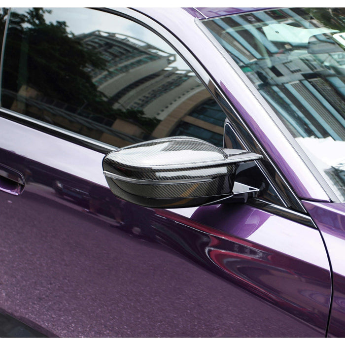 CF Style Pre-Preg Carbon Fibre Replacement Mirror Covers for BMW G11 G12 7 Series LHD 15-22