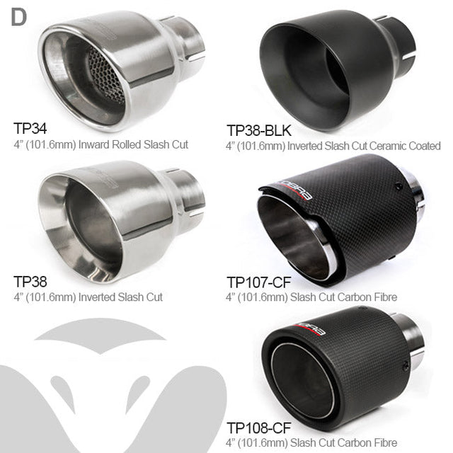 Ford Mustang 2.3 EcoBoost Convertible (2015-18) 2.5" Venom Box Delete Axle Back Performance Exhaust