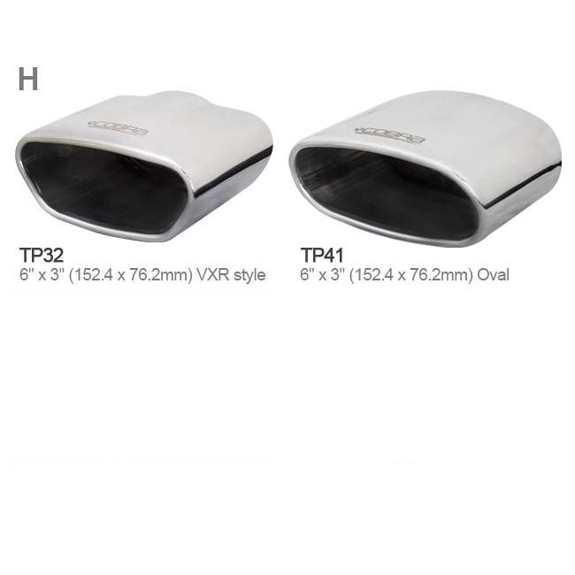 Vauxhall Astra H VXR 3" Turbo Back Sports Exhaust System