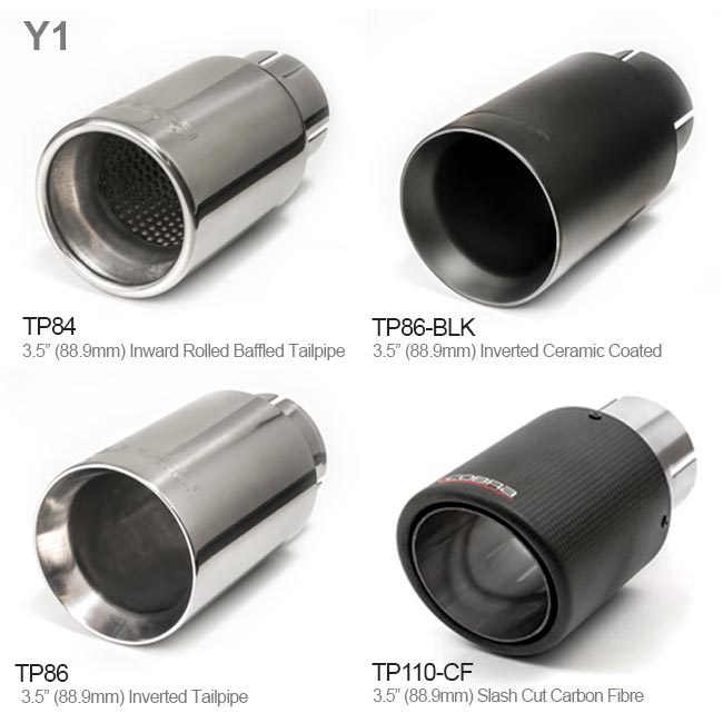 BMW M3 (F80) 3" Valved Secondary Cat Back Performance Exhaust
