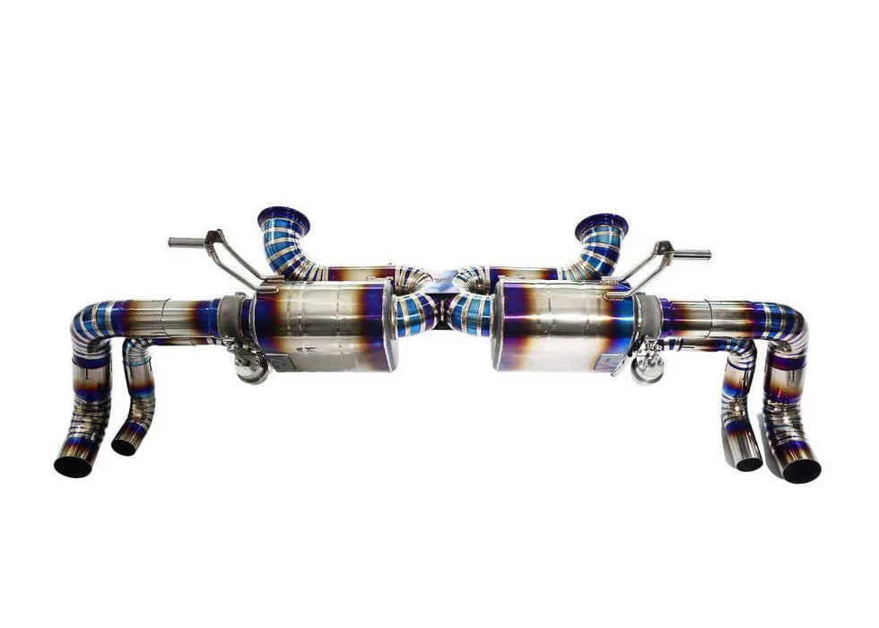 Yonristic Audi R8 valved exhaust - system detail 1